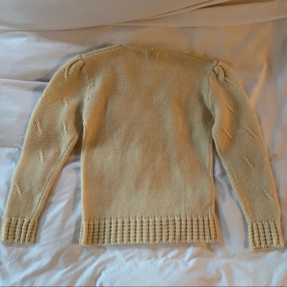 White Knit Sweater - Picture 3 of 3
